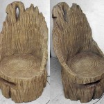 Movie themed faux tree throne chair theme prop for home theater or office furniture