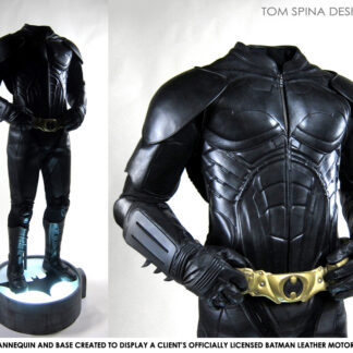 custom mannequin for Batman costume from UD Replicas