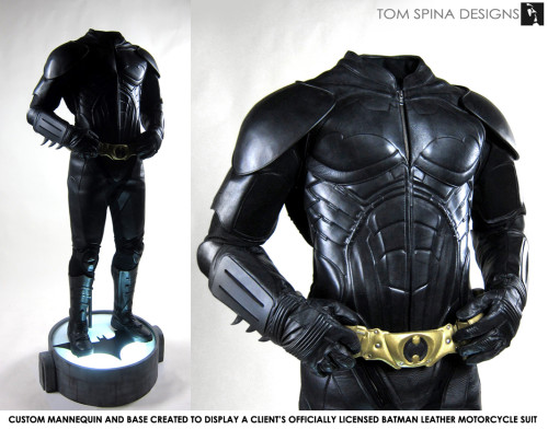 custom mannequin for Batman costume from UD Replicas