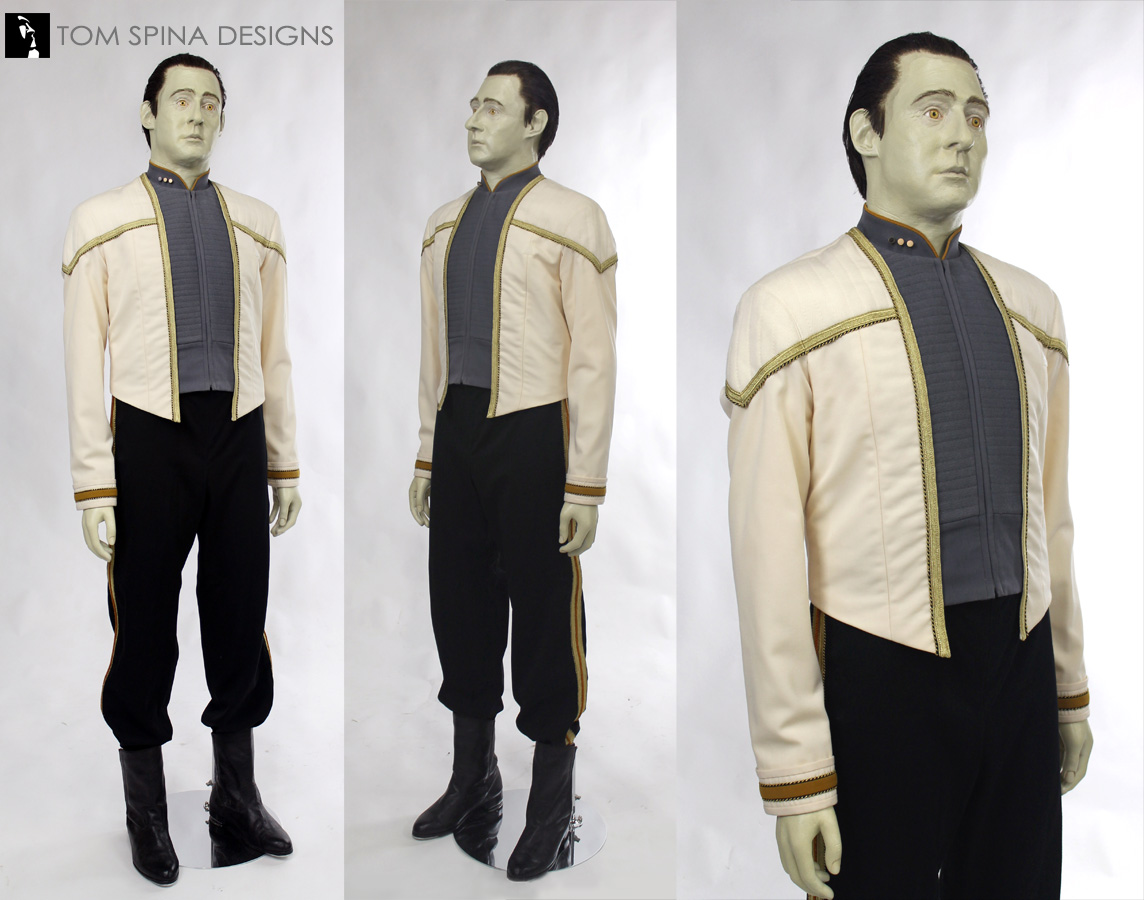 Star Trek Nemesis, the Next Generation, Dress Uniform Costume Display