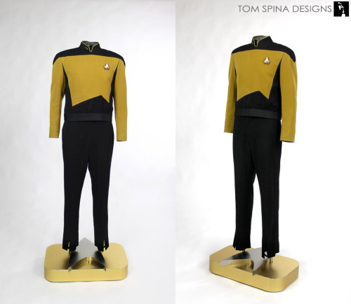 custom mannequin for screen used Star Trek data costume