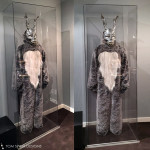 custom mannequin and custom acrylic display case for Donnie Darko Frank Costume