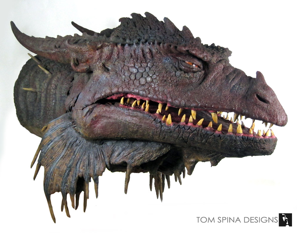 Dragonslayer Vermithrax Head Restoration & Display » Tom Spina Designs