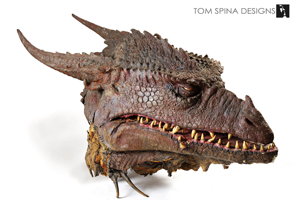 Dragonslayer Vermithrax Head Restoration & Display » Tom Spina Designs