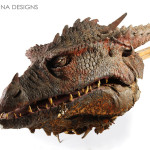 Dragonslayer Vermithrax movie prop head