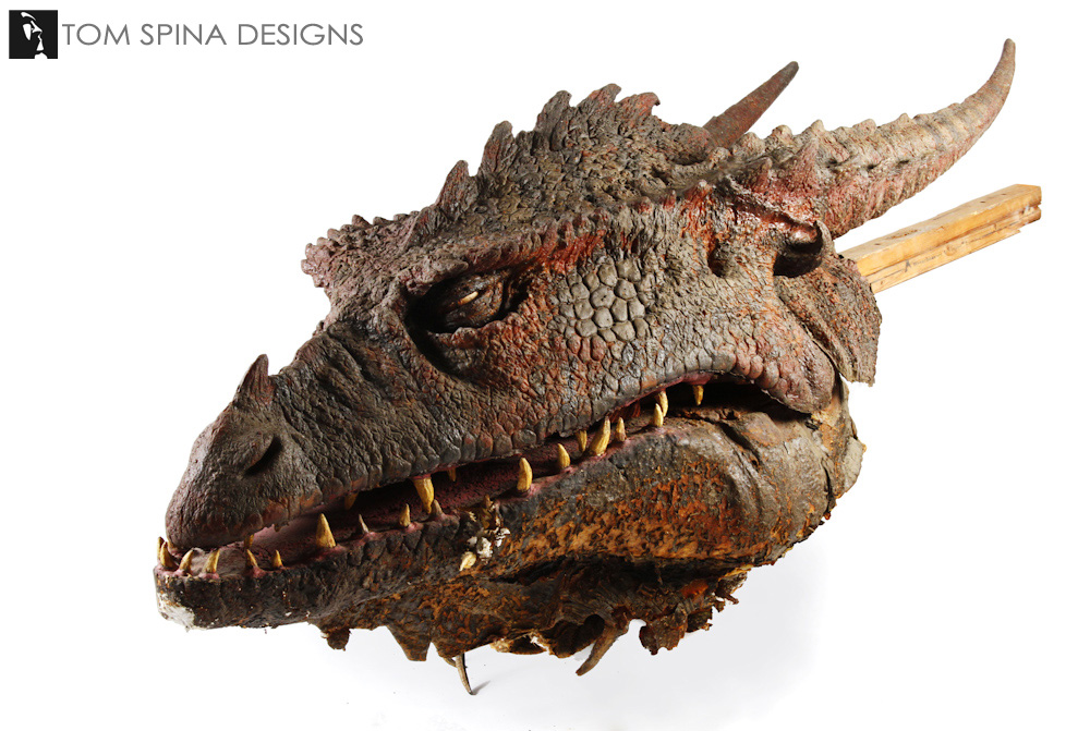 Dragonslayer Vermithrax Head Restoration & Display » Tom Spina Designs