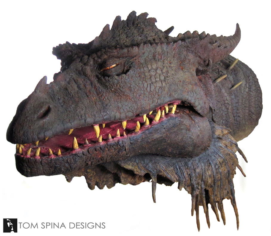 Dragonslayer Vermithrax movie prop head