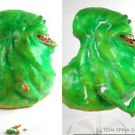 Ghostbusters Slimer movie prop maquette restoration, repair and conservation