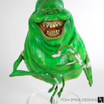 Ghostbusters Slimer movie prop maquette restoration, repair and conservation