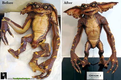 Movie Prop Foam Latex Gremlins Stunt Puppet Restoration