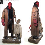 Hellboy Costume & Ivan Puppet Custom Display
