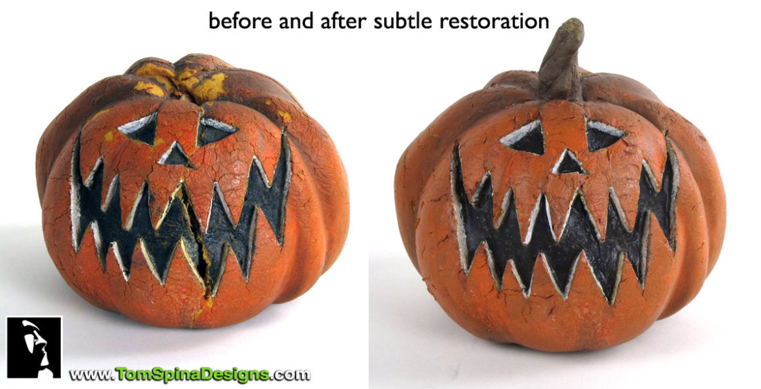 Tim Burton Nightmare Before Christmas Pumpkin Puppet Preservation/Restoration