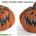 Nightmare Before Christmas Pumpkin Prop Restoration