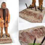 Planet of the Apes Costume Display Custom mannequin with themed base