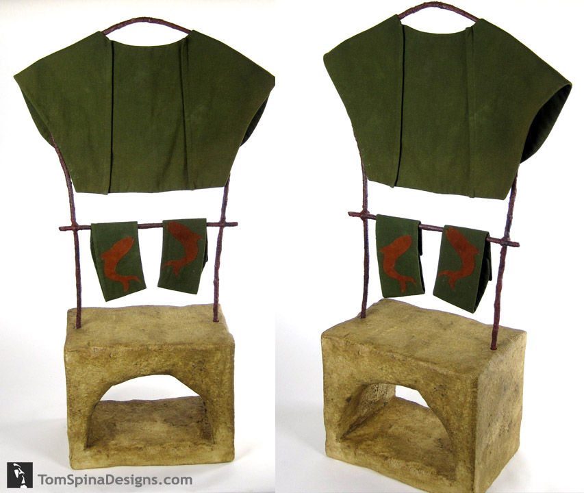 Planet of the apes chimp costume display