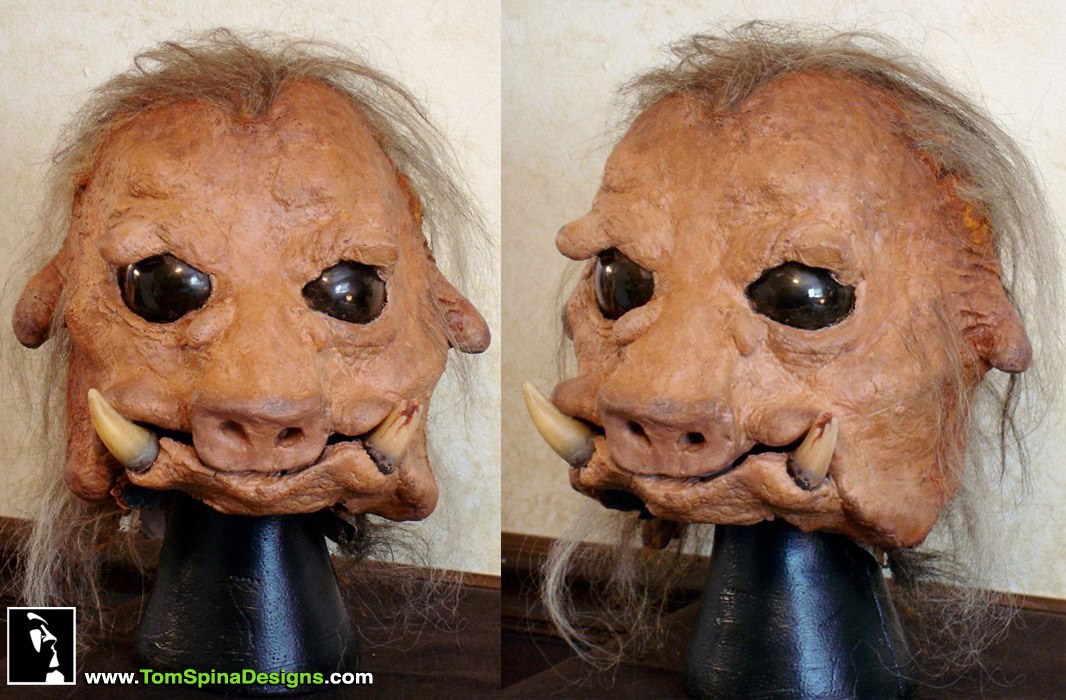 Star Wars Ugnaught Movie Prop Mask Restoration from The Empire Strikes Back