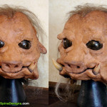 Star Wars Ugnaught Movie Prop Mask Restoration from The Empire Strikes Back