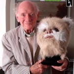 Stuart Freeborn with ewok movie prop