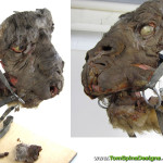 original Luke Skywalker Tauntaun movie prop before restoration