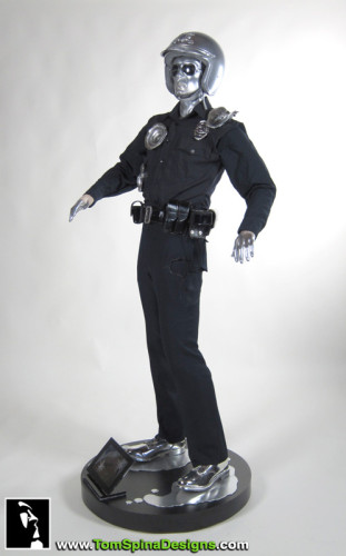 T2 T1000 movie costume from Terminator 2 Judgment Day