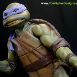 Teenage Mutant Ninja Turtles costume restoration and lifesized custom mannequin