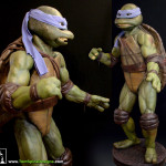 Teenage Mutant Ninja Turtles costume restoration and lifesized custom mannequin