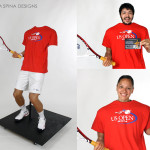 Tennis Photo op for LG US Open event prop