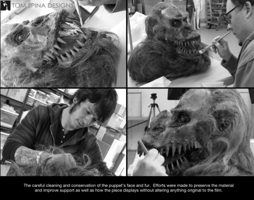 screen used movie Creepshow Fluffy puppet conservation