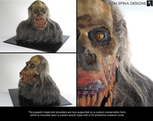 screen used movie Creepshow Fluffy puppet conservation