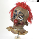 Killer Klowns movie prop mask restoration and display