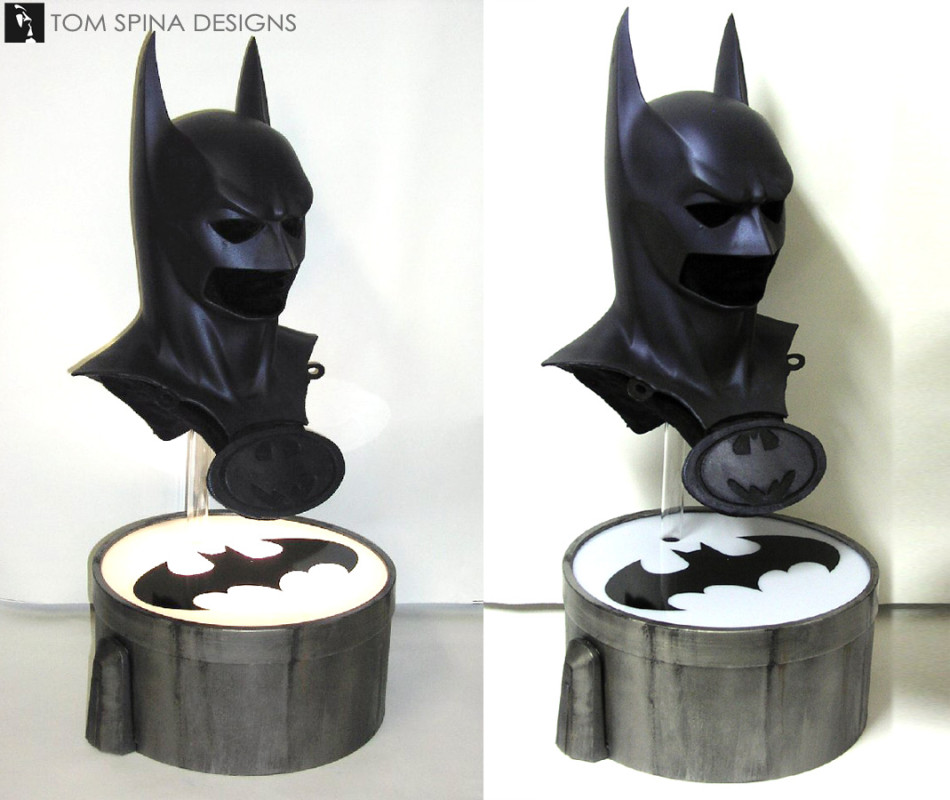 George Clooney Batman and Robin Movie Cowl display