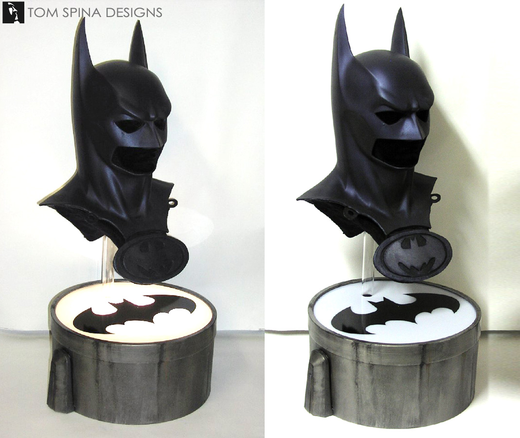 Batman & Robin Movie Cowl Bat-signal Bust - Tom Spina Designs