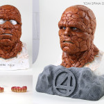 Fantastic Four Thing Mask Bust Display