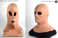 Hollow Man Kevin Bacon Silicone Movie Prop Mask Custom Display Bust