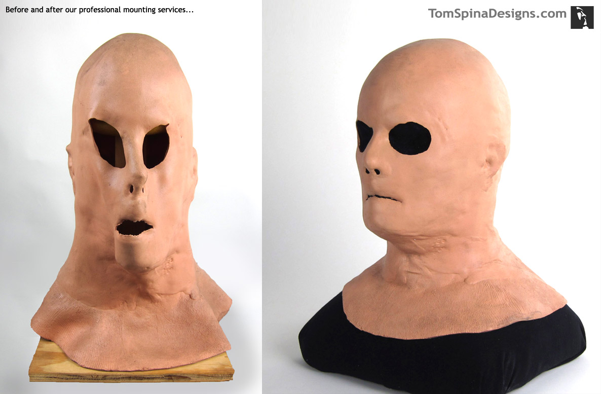 Hollow Man Mask Display Bust - Tom Spina Designs » Tom Spina Designs