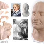 Robin Williams Mrs Doubtfire makeup display Ve Neill