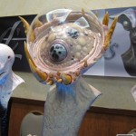 hand sculpted alien creature busts statues