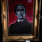 Christopher Lee Dracula painting