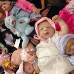 realistic silicone baby doll monster sculpture