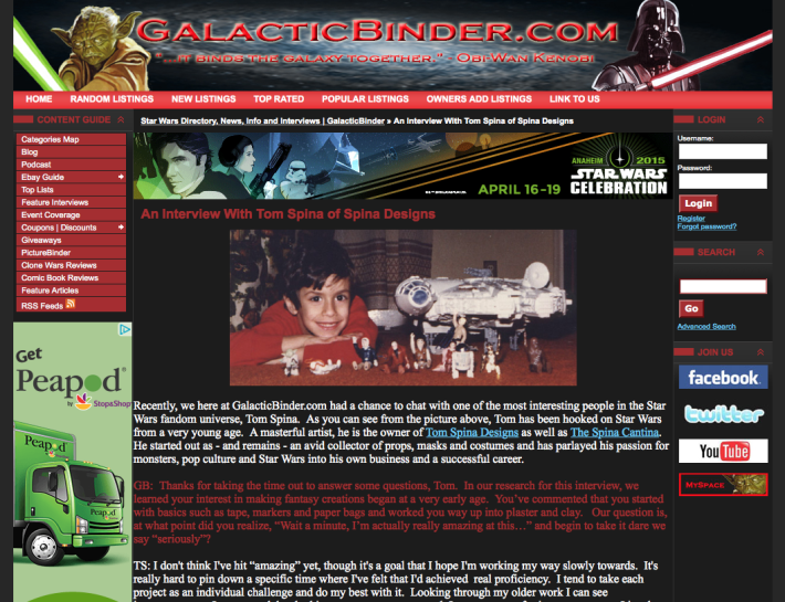 Interview with Galactic Binder.com