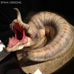 snake worm leech creature sculpture