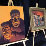 Wolfman painting at Monsterpalooza trade show