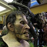 Mageefx custom latex bust at Monsterpalooza trade show