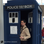 Tom Spina and Doctor Who tardis