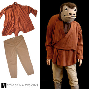 Snaggletooth Star Wars costume mannequin