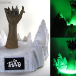 vintage latex The Thing From Another World prop hand