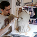 Christopher Lee custom tribute bust