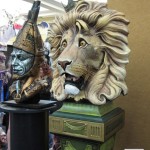 Wiz cowardly Lion Tinman sculpted busts