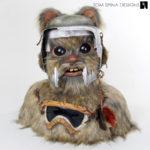 Ewok Statue for The Biker Scout Helmet Charity Project