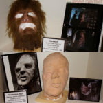 Haunted Honeymoon's Werewolf mask and Horrible Man props from Stuart Freeborn